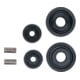 BGS Set de roulettes en nylon, pour art. 2889-4