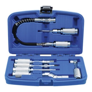 BGS Set di adattatori e accessori per ingrassatori, 7pz.
