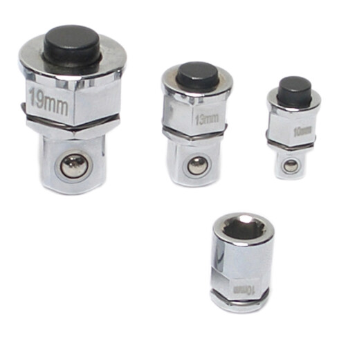 BGS Set di adattatori per chiave ad anello a cricchetto, 4pz.