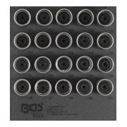 BGS Set di smontaggio serrature per cerchi per Opel (Tipo C), 20pz.