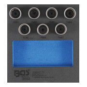 BGS Set di smontaggio serrature per cerchi per Opel (tipo D), 7pz.