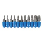 BGS Set di bit azionamento esagonale da 6,3mm (1/4") con profilo a T (per TX), 11pz.