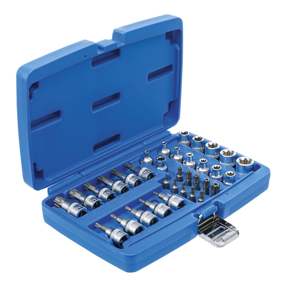 BGS Set di bit e bussole 10mm con profilo a T (per TX), 34pz.