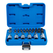 BGS Set di bit e inserti 12,5mm (1/2") con profilo a T (per TX), 27pz.