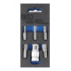 BGS Set di bit per cacciavite, azionamento esagono 10mm (3/8") interno multipunto (per XZN), 6pz.-1