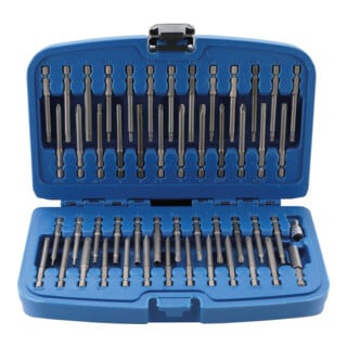 BGS Set di bit per viti di sicurezza, lunghi, 51pz.