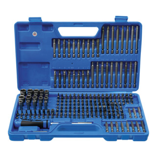 BGS Set di bit universali/di sicurezza, azionamento esagonale 6,3mm (1/4"), 208pz.