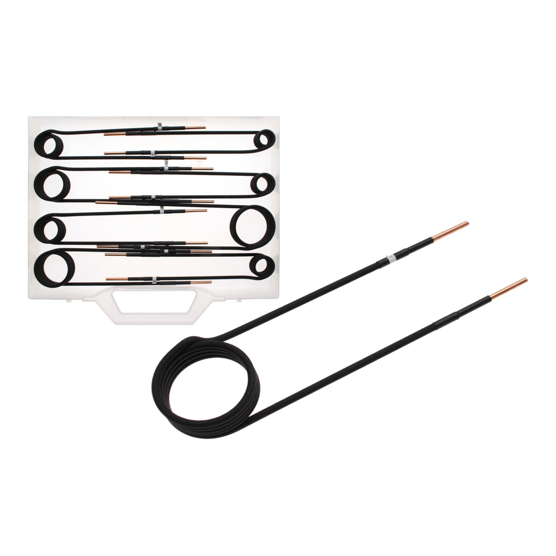 BGS Set di bobine per riscaldatore a induzione, diritte, per art. 2169, 8pz.