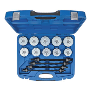 BGS Set di bussole a pressione e trazione con 4 mandrini, 24pz.