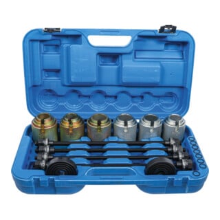 BGS Set di bussole a pressione e trazione con 4 mandrini, 26pz.