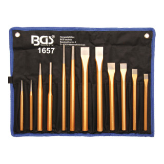 BGS Set di cacciaspine / scalpelli / bulini, 12pz.