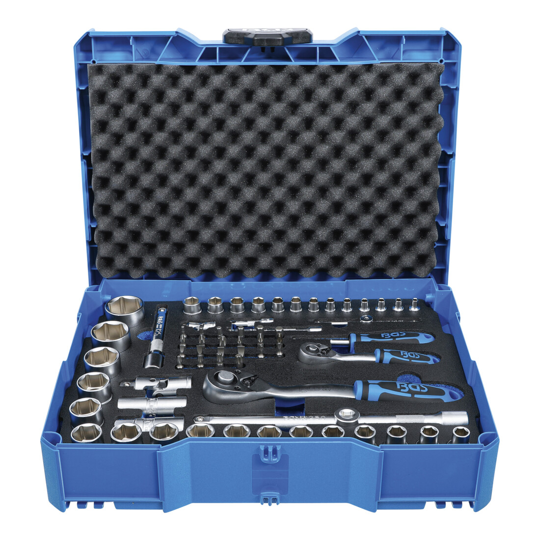 BGS Set di chiavi a bussola 6,3mm (1/4") / 12,5mm (1/2") in valigetta systainer®, 65pz.