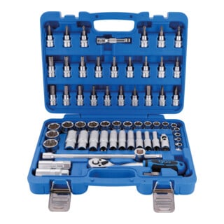BGS Set di chiavi a bussola, azionamento 10mm (3/8"), 61pz.