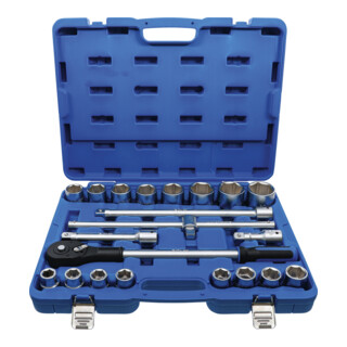 BGS Set di chiavi a bussola, azionamento 20mm, 21pz.