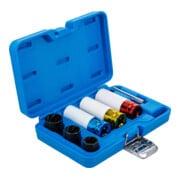 BGS Set di chiavi a bussola con profilo a spirale e inserto resistente, attacco quadro interno 12,5 mm (1/2"), SW 17 - 21 mm, 7 pezzi-4