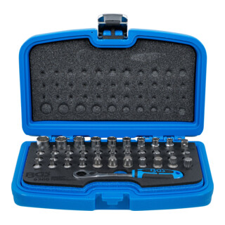 BGS Set di chiavi a bussola e a pressione, 44pz.