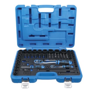 BGS Set di chiavi a bussola esagonali 6,3mm (1/4") + 12,5mm (1/2"), 69pz.