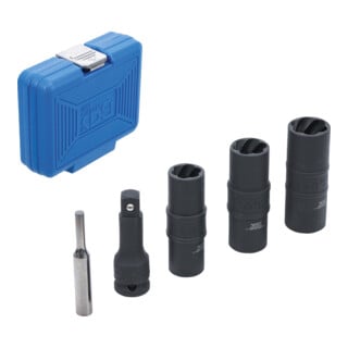 BGS Set di chiavi a bussola reversibili esagonali e cacciaviti 17 - 19 - 21mm 12,5mm (1/2"), 3pz.