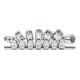 BGS Set di chiavi a bussola snodate, esagono incassato uscita quadro 10mm (3/8"), apertura 3/8" - 3/4" mm, 7pz.-1