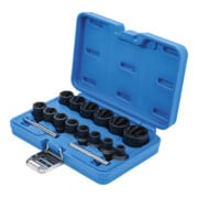 BGS Set di chiavi a bussola speciali / estrattori di viti, azionamento quadro interno 12,5mm, apertura 8 - 27mm, 16pz.-5