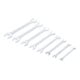 BGS Set di chiavi a forchetta doppia, apertura 6x7 - 20x22mm, 8pz.-2