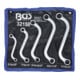 BGS Set di chiavi ad anello doppio a S, in pollici, apertura 3/8" - 3/4", 5pz.-1