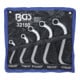 BGS Set di chiavi ad anello doppio a S, in pollici, apertura 3/8" - 3/4", 5pz.-5