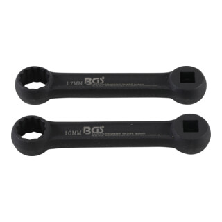 BGS Set di chiavi ad anello per supporti motore per Mercedes-Benz, 2pz.
