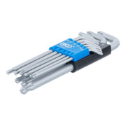 BGS Set di chiavi ad angolo, profilo T (per TX) con testa sferica T10 - T50, 9pz.