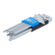 BGS Set di chiavi ad angolo, profilo T (per Torx) con testa sferica T10 - T50, 9pz.-1