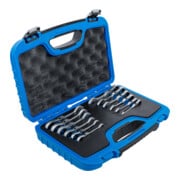 BGS Set di chiavi combinate a cricchetto, corte, snodate, 8 - 19 mm, 12 pezzi-4