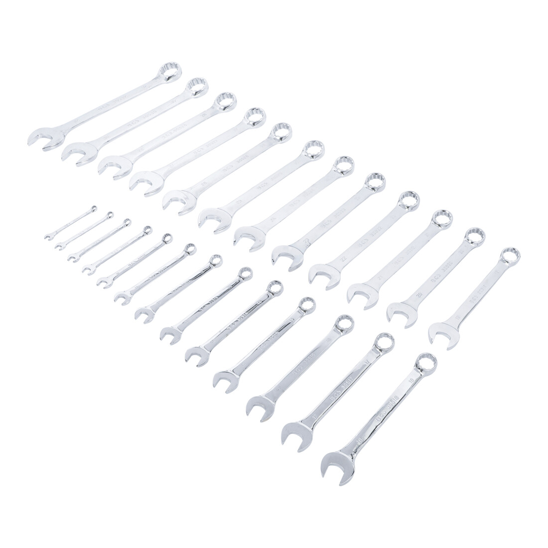 BGS Set di chiavi combinate, apertura 6 - 32mm, 5,1kg, 25pz.