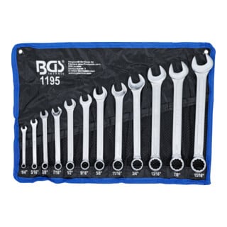 BGS Set di chiavi combinate, in pollici, apertura 1/4" - 15/16", 12pz.