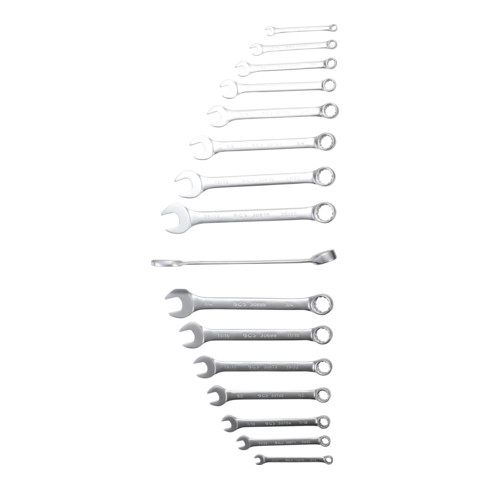 BGS Set di chiavi combinate, in pollici, apertura 1/4" - 1.1/4", 25pz.