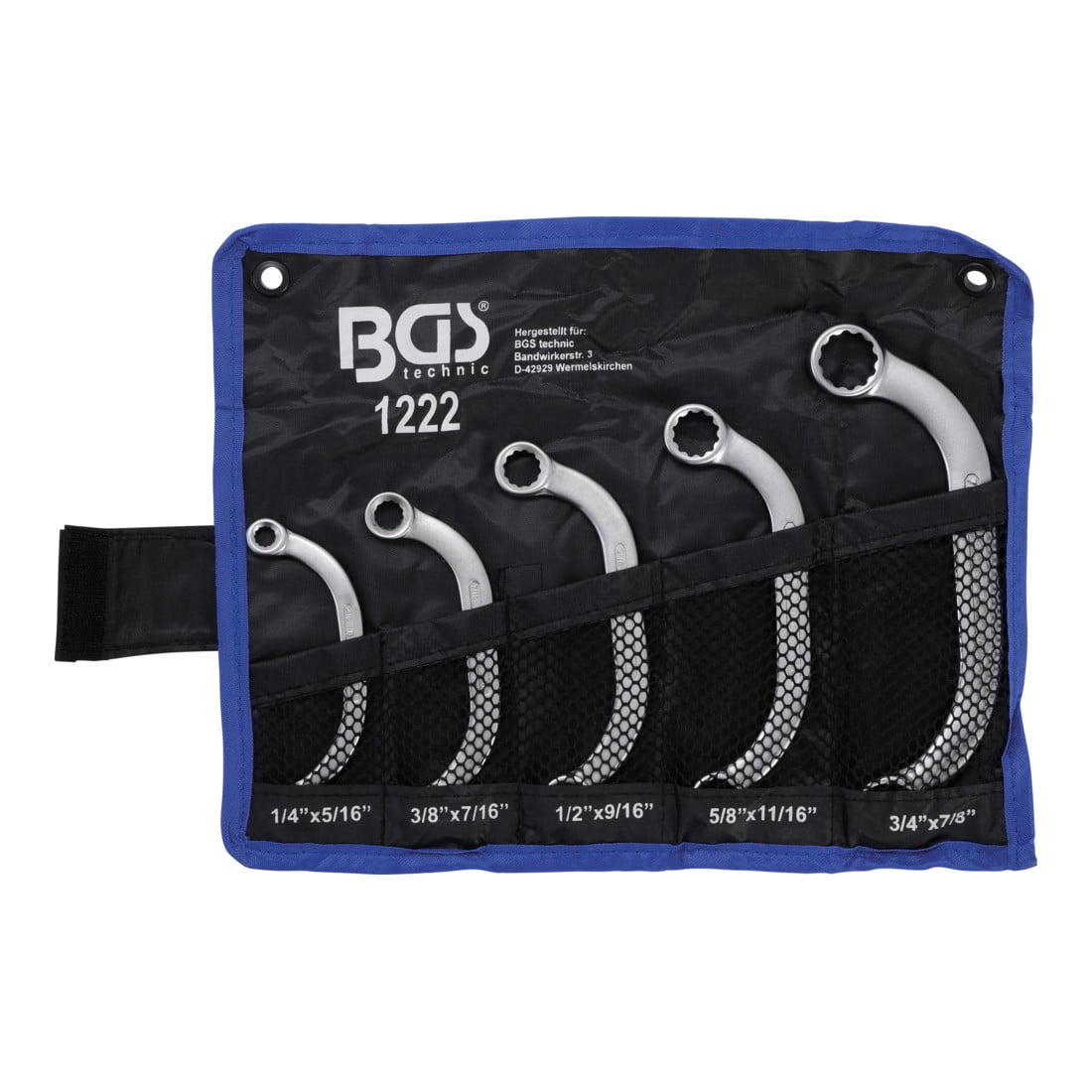 BGS Set di chiavi di avviamento e blocco, in pollici, apertura 1/4" - 7/8", 5pz.
