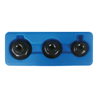 BGS Set di chiavi per filtri olio, Ø27 / 32 / 36mm, 3pz.
