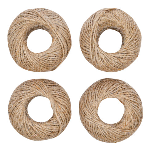 BGS Set di corde per pacchi, 1 mm x 45 m, 4 pezzi