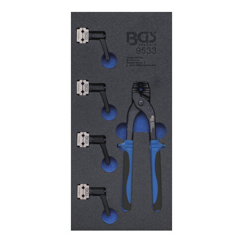 BGS Set di curvatubi e morsetti per tubi freno da 4,75 + 6mm