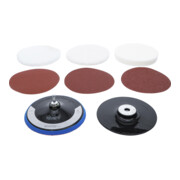 BGS Set di dischi abrasivi e lucidanti, diametro 180 mm, 8 pezzi-4