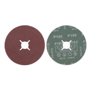 BGS Set di dischi per smerigliatura in fibra, 125mm