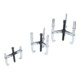 BGS Set di estrattori, a 2/3 bracci 100 / 120 / 150mm, 3pz. 6792-1