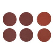 BGS Set di fogli abrasivi per levigatrice rotorbitale, Ø75mm K 60 - 80 - 120, 30pz.-3