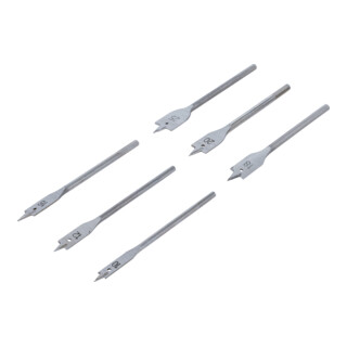 BGS Set di frese piatte, 10 - 25 mm, 6 pezzi