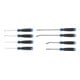 BGS Set di ganci con punte diritte e arrotondate, 8pz.-2
