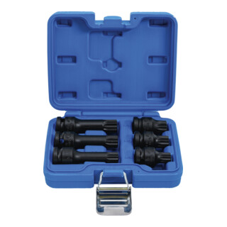 BGS Set di inserti a bit, azionamento quadro interno 12,5mm poligonale interno (per XZN) M14 - M18, 6pz.