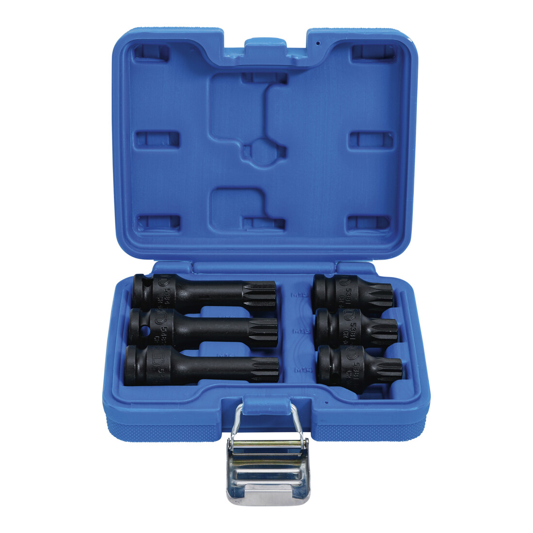 BGS Set di inserti a bit, azionamento quadro interno 12,5mm poligonale interno (per XZN) M14 - M18, 6pz.