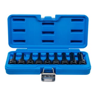 BGS Set di inserti a bit, azionamento quadro interno 12,5mm, profilo a T (per TX), T20 - T70, 9pz.