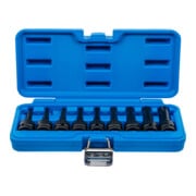 BGS Set di inserti a bit, azionamento quadro interno 12,5mm, profilo a T (per TX), T20 - T70, 9pz.