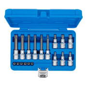 BGS Set di inserti, attacco quadro interno 6,3 mm (1/4") / 12,5 mm (1/2"), profilo a T (per TX), 18 pezzi-5