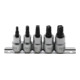 BGS Set di inserti bit azionamento quadro interno 10mm (3/8") profilo quadro (per MTS-Mortorq) MTS0 - MTS04, 5pz.-1